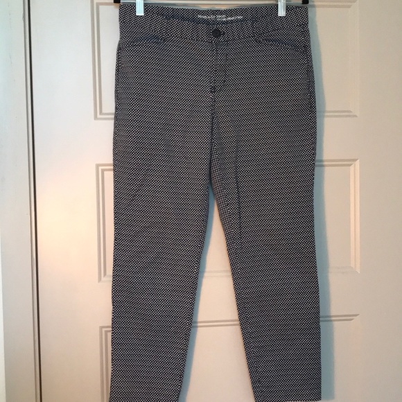 GAP Slim City Navy and White Patterned Trouser - Picture 3 of 3